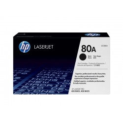 HP 80A Black Original LaserJet Toner Cartridge (CF280A)