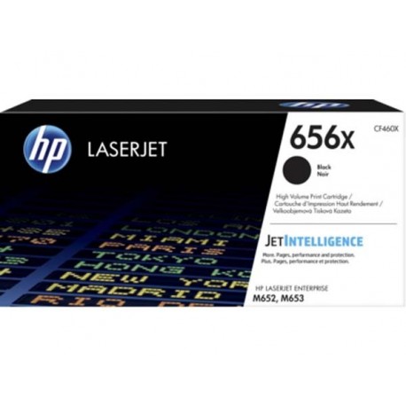 HP 656X High Yield Black Original LaserJet Toner Cartridge (CF460X)