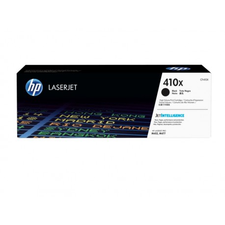 HP 410X High Yield Black Original LaserJet Toner Cartridge (CF410X)