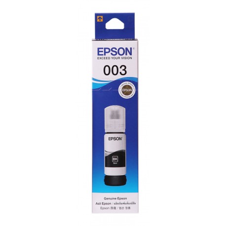 Epson C13T00V100 Ink Bottle 003 Dye Black For L1110/L3110/L3150/L5190