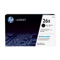 HP 26X High Yield Black Original LaserJet Toner Cartridge (CF226X)