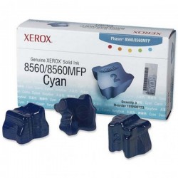 Compatible Xerox Phaser 8560 3 Cyan Solid Ink Color Sticks (108R00723 )