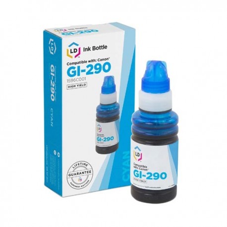 Canon GI-290 Compatible Cyan Ink bottle