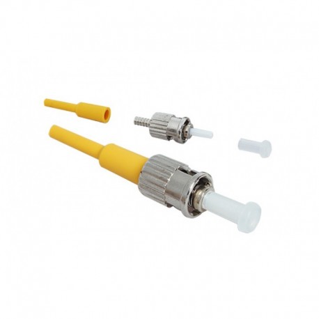 Netviel Fiber Optic Connector Singlemode Simplex ST Connector Epoxy (NVL-ST-SM-EPO)