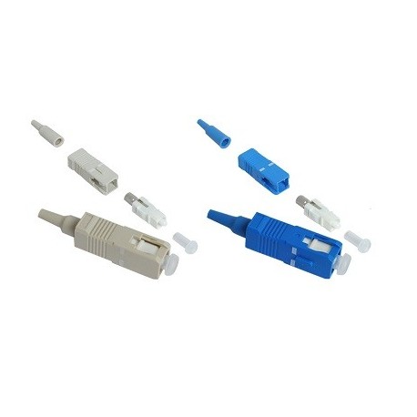 Netviel Fiber Optic Connector Multimode Simplex ST Connector Epoxy (NVL-ST-MM-EPO)