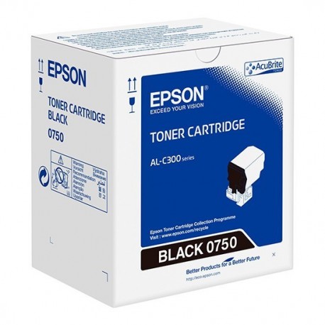 Epson C13S050750 Black Toner Cartridge For AL-C300N