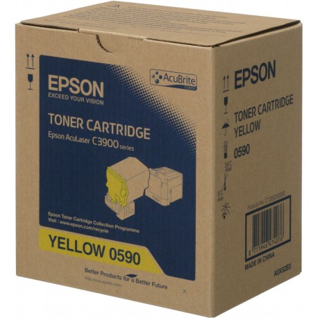 Epson C13S050590 Yellow Toner Cartridge For CX37DN