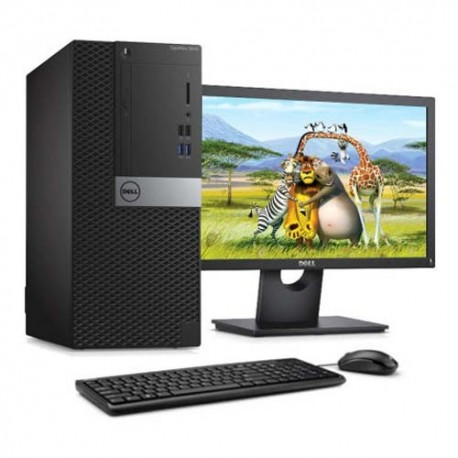 Dell OptiPlex 7060MT i7-8700 8GB 1TB VGA AMD Radeon RX 550 4GB Windows 10 Pro 21,5 Inch PC Desktop