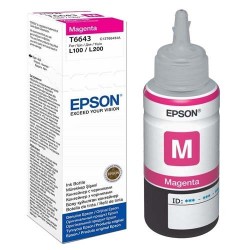 Epson C13T664300 Magenta Ink Bottle 70ml For L100/L200/L110/L210/L300/L350/L355/L550/L455