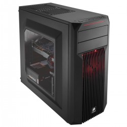 Corsair Carbide Series SPEC-02 Red LED Mid-Tower Gaming Case (CC-9011051-WW)