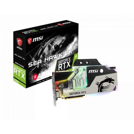 MSI GeForce RTX 2080 8GB DDR6 256 Bit Sea Hawk EK X Graphics Card