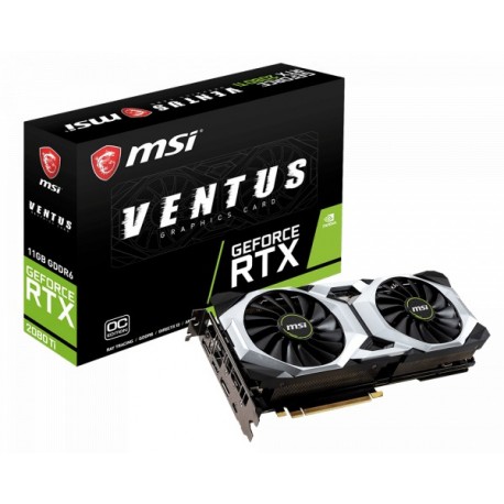 MSI GeForce RTX 2080 Ti 11GB DDR6 352 Bit Ventus OC Graphics Card 