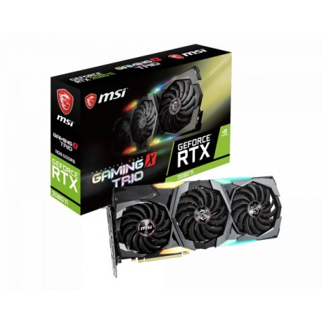 MSI GeForce RTX 2080 Ti 11GB DDR6 352 Bit Gaming X Trio Graphics Card 