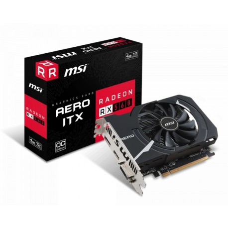 MSI Radeon RX 560 4GB DDR5 128 Bit AERO ITX 4G OC Graphics Card 