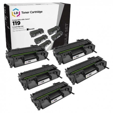 Canon 119 Toner Cartridges - 5 pack