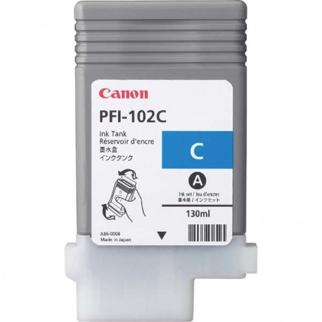  Canon PFI-102C Cyan Ink Cartridge