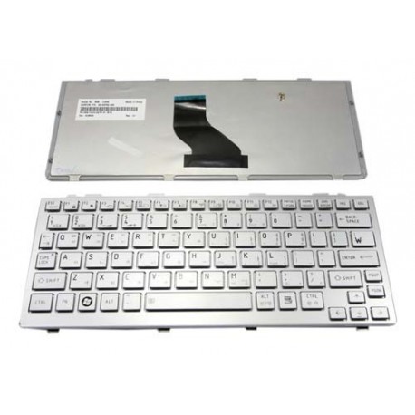 Toshiba Mini NB200 NB201 NB205 NB500 NB505 NB510 NB520 T110 T115 Series Silver Keyboard Laptop