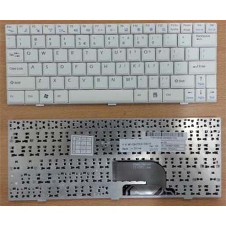 Axioo Pico DJV 712 713 715 715D V022328B1 Series Putih Keyboard Laptop