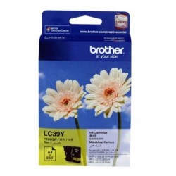 Brother LC-39Y Tinta Cartridge DCP-J125 DCP-J140W MFC-J220 MFC-J410 Yellow