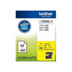 Brother LC-539XL Y Tinta Cartridge DCP-J100 DCP-J105 MFC-J200 Yellow