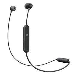 Sony WI-C300 In-ear headphone Nirkabel Black 
