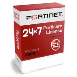 FortiGate 200D UTM License Bundle 24×7 