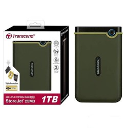 Transcend TS1TSJ25M3G 1TB Storejet 25M3 Hardisk External USB 3.0 