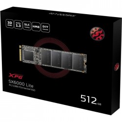 Adata SX6000 LITE  M.2 NVME 512GB 3D NAND Internal SSD Drive PCle Gen3x4