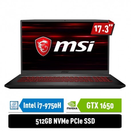 MSI Notebook GF75 9SC 9S7-17F212-490 i7-9750H 8GB 512GB GTX1650 4GB 17.3" FHD Win10Home