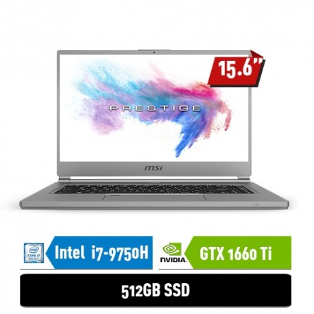 MSI Notebook P65 9SD 9S7-16Q412-864 i7-9750H 16GB 512GB GTX 1660Ti 6GB 15.6" FHD Win10Home