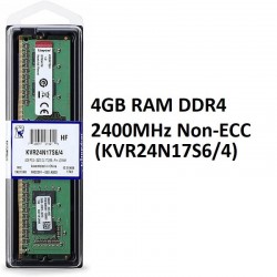 Kingston 4GB 2400MHz DDR4 Longdimm Non-ECC CL17 DIMM 1Rx16 (KVR24N17S6/4)