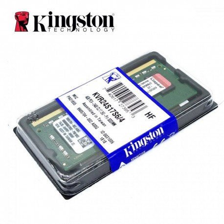 Kingston 4GB 2400MHz DDR4 Non-ECC CL17 SODIMM 1Rx16 (KVR24S17S6/4)
