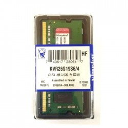 Kingston 4GB 2666MHz DDR4 Non-ECC CL19 SODIMM 1Rx16 (KVR26S19S6/4)
