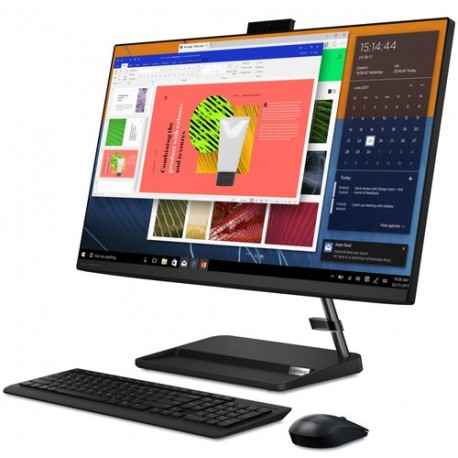 Lenovo IdeaCentre 3 27ITL6-F0FW0060ID All-in-One i7-1165G7 16GB 512GB+1TB MX450 27inch Touchscreen - Black