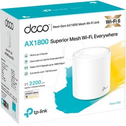 TP-Link Deco X20 AX1800 Whole Home Mesh Wi-Fi 6 System (1-Pack)