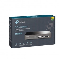 TP-Link TL-SG1008MP 8-Port Gigabit Desktop/Rackmount Switch with 8-Port PoE+