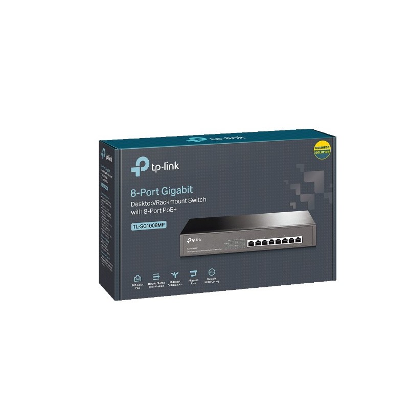 Harga Jual TP-Link TL-SG1008MP 8-Port Gigabit Desktop/Rackmount Switch .