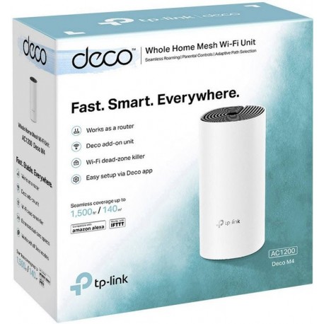 TP-Link Deco M4 AC1200 Whole Home Mesh Wi-Fi System (1-pack)