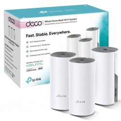TP-Link Deco E4 AC1200 Whole Home Mesh Wi-Fi System (3-pack)