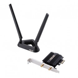 ASUS PCE-AX58BT AX3000 Dual Band PCI-E WiFi 6 Adapter with 2 External Antenna