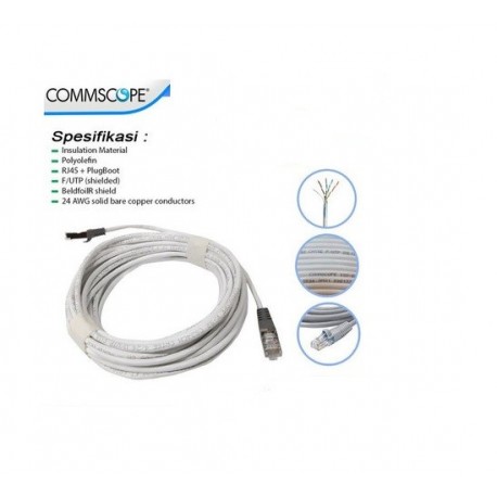 AMP Commscpe Kabel AMP STP CAT.5e 4P FTP Solid 24AWG Outdoor 40 Meter