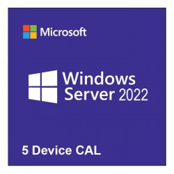 Microsoft Windows Server 2022 5 Client Device CAL 1Pack OEM Original (R18-06430)
