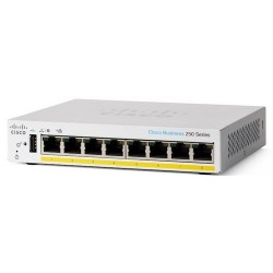 Cisco CBS250-8PP-D-EU Business 250 Series Smart Switch 8-port PoE SNTC 1 Tahun