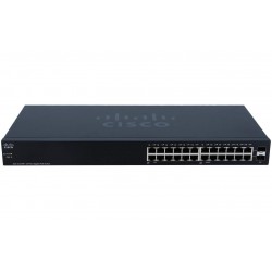 Cisco SG110-24HP-EU 24-Port 10/100 PoE Desktop Switch + 2 combo mini-GBIC slots