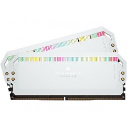 Corsair Dominator Platinum RGB 32GB (2x16GB) DDR5 DRAM 5200MHz C40 Memory Kit White (CMT32GX5M2B-5200C40W)