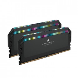 Corsair Dominator Platinum RGB 64GB (2x32GB) DDR5 DRAM 5200MHz C40 Memory Kit Black (CMT64GX5M2B5200C40)