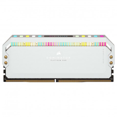 Corsair Dominator Platinum RGB 32GB (2x16GB) DDR5 DRAM 6200MHz C36 Memory Kit White (CMT32GX5M2X6200C36W)