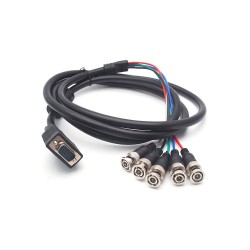 Kabel VGA 15PIN to 5 BNC RGB Video Cable 1.5 Meter