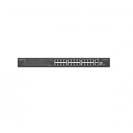 Ruijie RG-ES126S-P V2 24-Port 10/100 Mbps with 2-Port Gigabit Rackmount PoE Switch