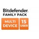 Bitdefender Family Pack 15 User 1 Tahun
